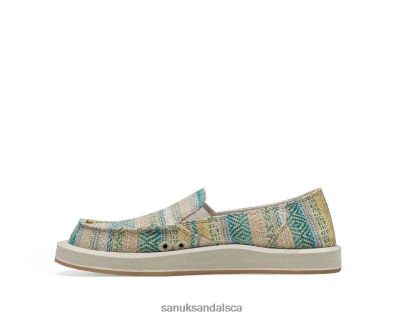 Sanuk V42F821 Blue/Green Donna St Artesano Blue-Green