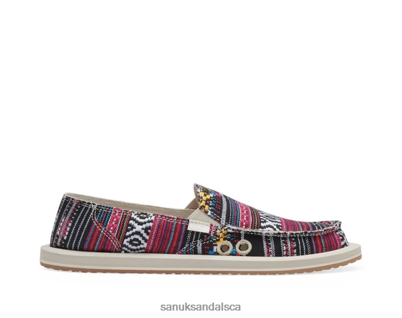 Sanuk V42F822 Black Multi Donna Geo