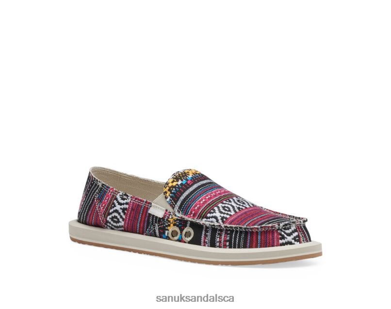 Sanuk V42F822 Black Multi Donna Geo