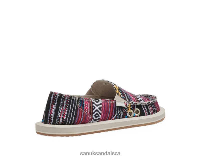 Sanuk V42F822 Black Multi Donna Geo