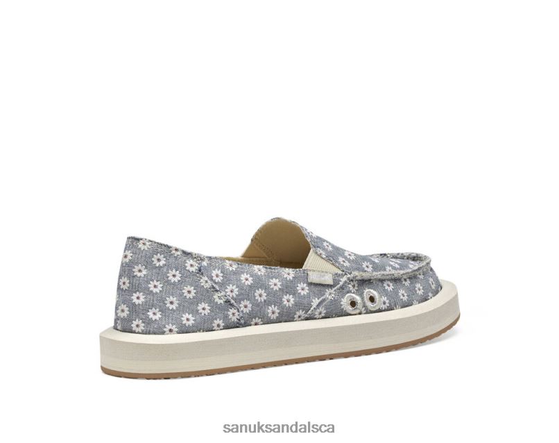 Sanuk V42F824 White Daisy Donna St Daisy