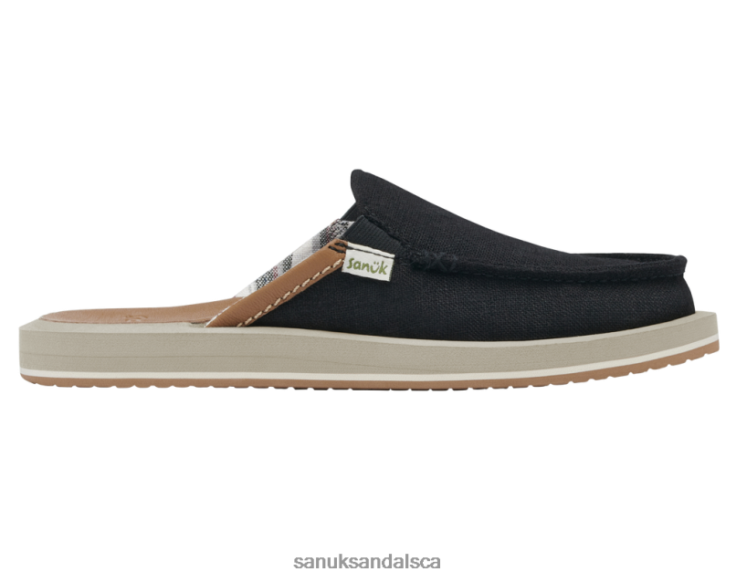Sanuk V42F84 Ebony You Got My Back St Hemp