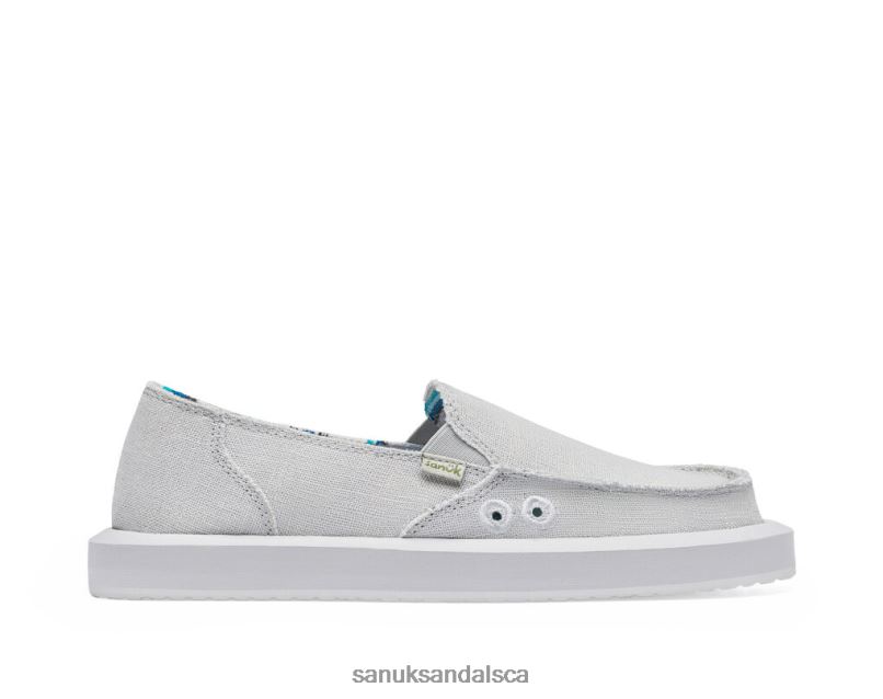 Sanuk V42F85 Grey Donna St Hemp