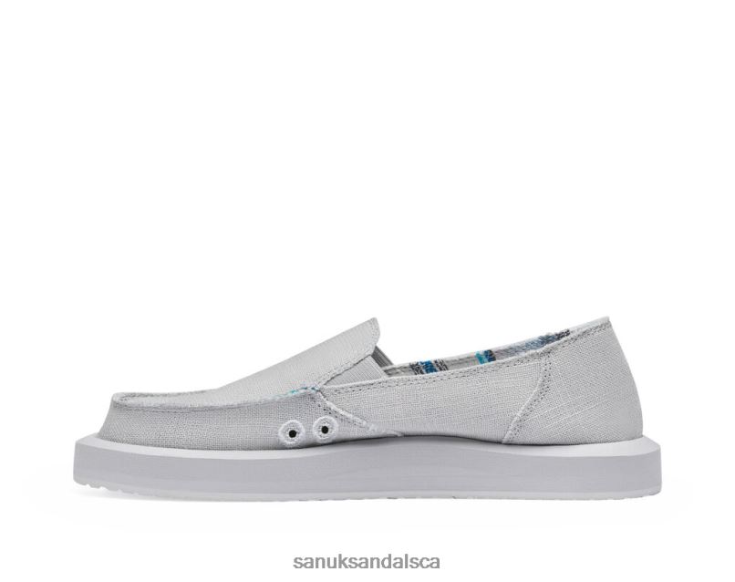 Sanuk V42F85 Grey Donna St Hemp