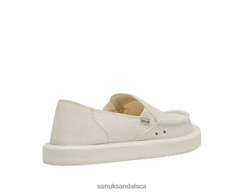 Sanuk V42F86 White Donna St Hemp