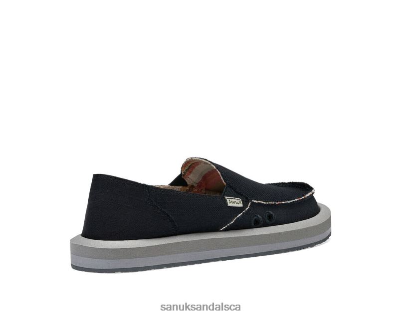 Sanuk V42F87 Ebony Donna St Hemp