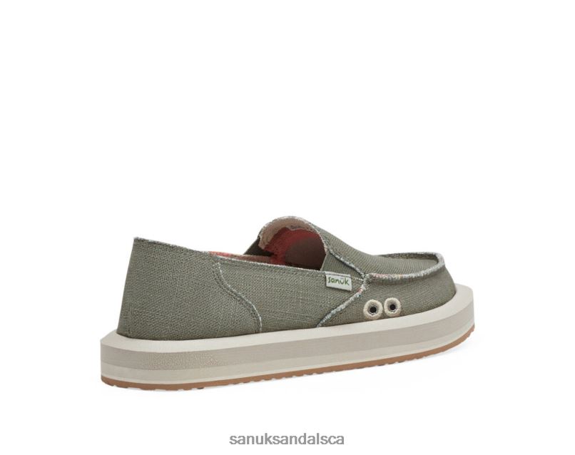 Sanuk V42F88 Smokey Olive Donna St Hemp