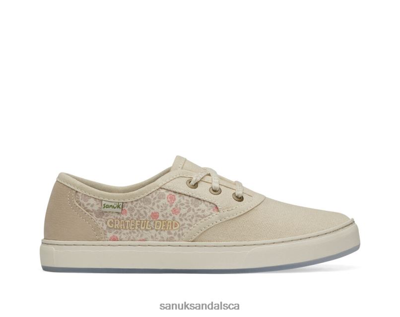 Sanuk V42F8107 Tan Avery Lace X Grateful Dead