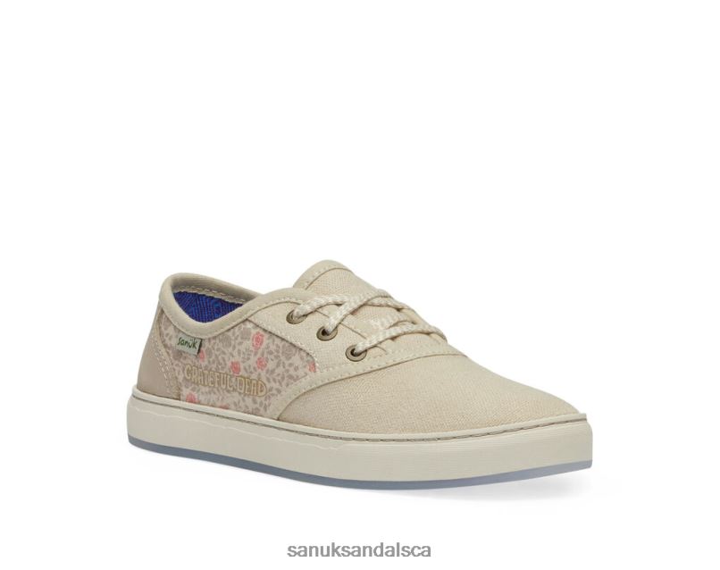 Sanuk V42F8107 Tan Avery Lace X Grateful Dead
