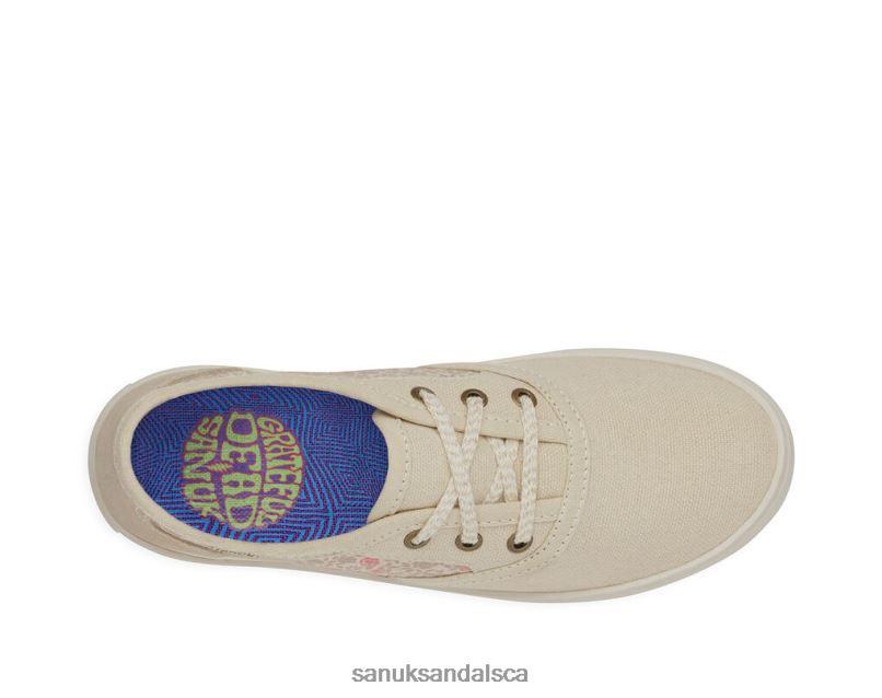 Sanuk V42F8107 Tan Avery Lace X Grateful Dead