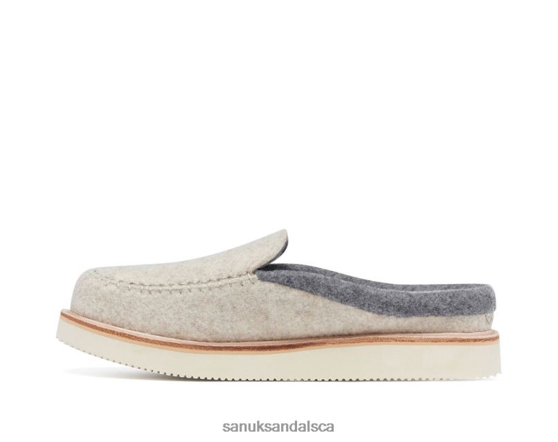 Sanuk V42F8114 Oatmeal Cozy Vibe Slipper Sm Wool