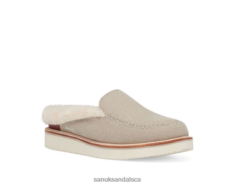 Sanuk V42F8115 Taupe Cozy Vibe Slipper Sm X Grateful Dead