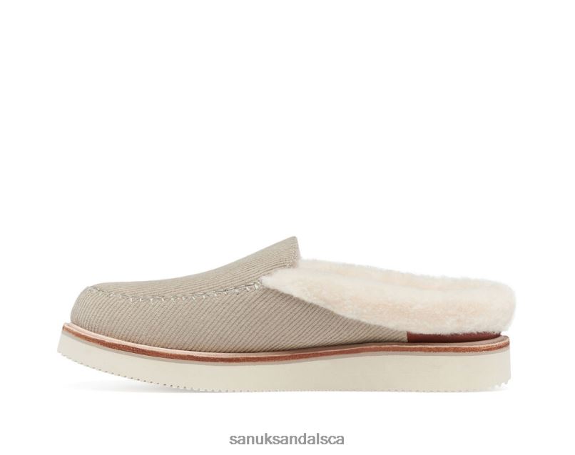 Sanuk V42F8115 Taupe Cozy Vibe Slipper Sm X Grateful Dead