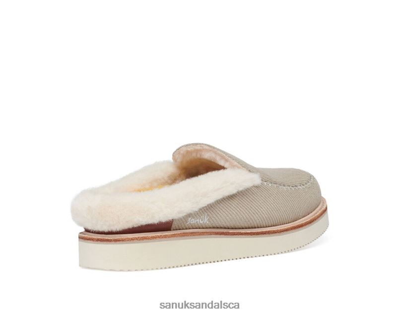 Sanuk V42F8115 Taupe Cozy Vibe Slipper Sm X Grateful Dead